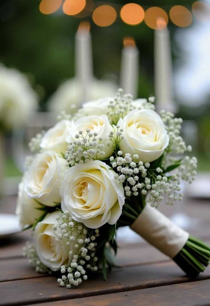 SWEET LOVE 12 FLEURS BLANCH - ROYAL SENTIMENT